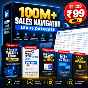 100M Sales Navigator Leads Database